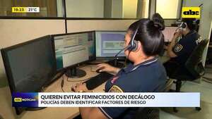 Quieren evitar feminicidios con decálogo: policías deben identificar factores de riesgo - ABC Noticias - ABC Color