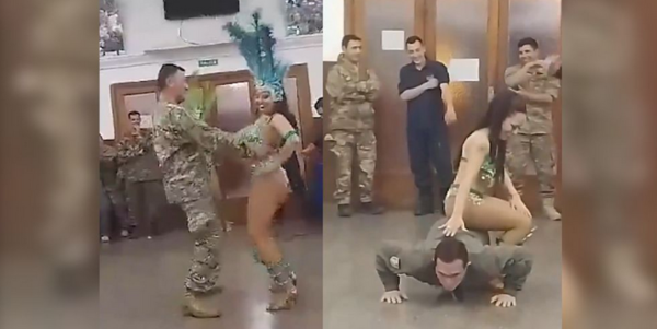 (VIDEO). Escándalo en la Fuerza Aérea Argentina por festejo del Día del Padre