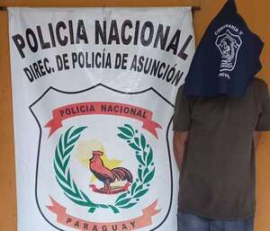 Arrestan en flagrancia a presunto autor de hurto agravado en Asunción - Policiales - ABC Color