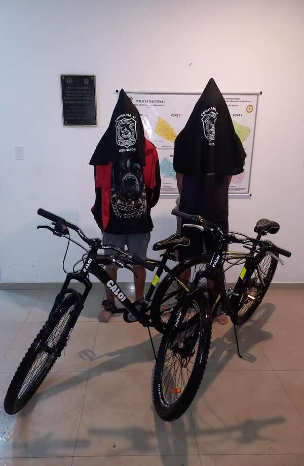 Arrestan a presuntos ladrones de bicicletas en Asunción - Policiales - ABC Color