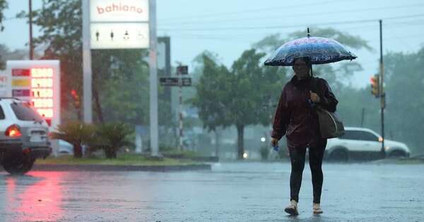 La Nación / Lluvia: ambiente inestable persistirá en próximos días