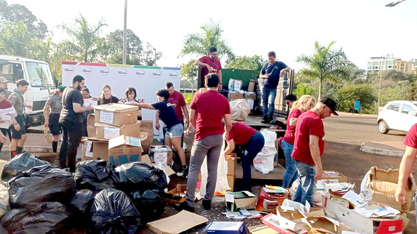 Recolectan más de dos toneladas de materiales reciclables en CDE - La Clave