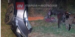 FALLECIÓ MOTOCICLISTA QUE PROTAGONIZÓ GRAVE ACCIDENTE EN EL DISTRITO DE LA PAZ  - Itapúa Noticias