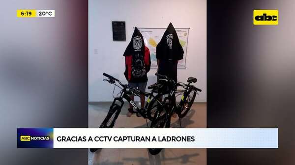 Video: Arrestan a presuntos ladrones de bicicletas - ABC Noticias - ABC Color