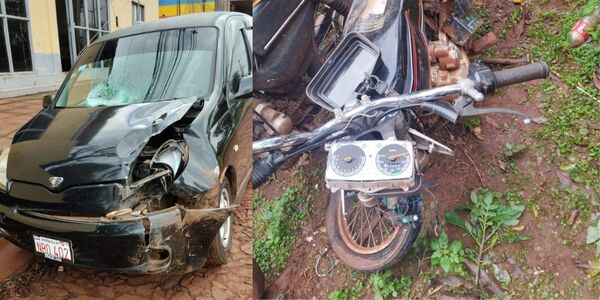 MOTOCICLISTA RESULTÓ HERIDO TRAS COLISIÓN EN ENCARNACIÓN - Itapúa Noticias