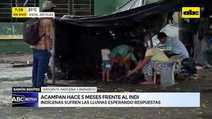 Video: Indígenas acampan hace 5 meses frente al INDI - ABC Noticias - ABC Color