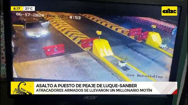 Violentos asaltantes llevan G. 200 millones de peaje Luque - San Bernardino - ABC Noticias - ABC Color