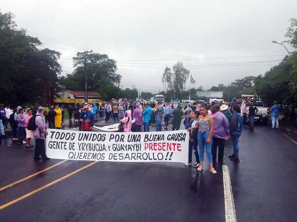 Guayaybí: anuncian manifestación frente al MOPC por falta de respuesta al pedido de asfaltado - Nacionales - ABC Color