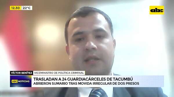 Video: Trasladan a 24 guardiacárceles de Tacumbú - ABC Noticias - ABC Color