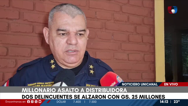Alto Paraná: Delincuentes se alzan con G. 25 millones tras asalto a distribuidora - Unicanal