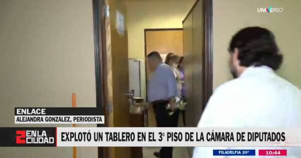 Diario HOY | Principio de incendio tras explosión de tablero causa susto en Diputados