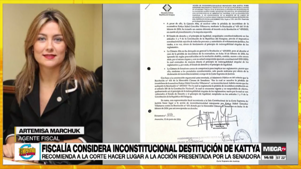 Fiscal adjunta afirma que se atropelló el estado de derecho al expulsar a Kattya González - Megacadena - Diario Digital