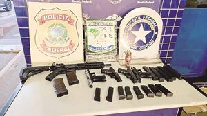 Polic铆a brasile帽a desmantela red que traficaba marihuana y armas desde Paraguay - Revista PLUS