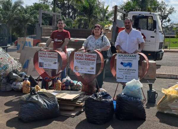 Proyecto ambiental con enfoque social junta más de 2,5 toneladas de material reciclable - ABC en el Este - ABC Color