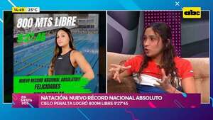 Natación: nuevo récord nacional absoluto - Ensiestados - ABC Color