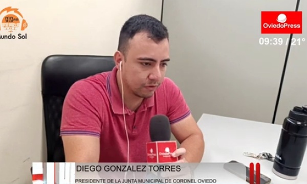 Transparencia y trabajo promete nuevo presidente de la Junta Municipal de Coronel Oviedo - OviedoPress
