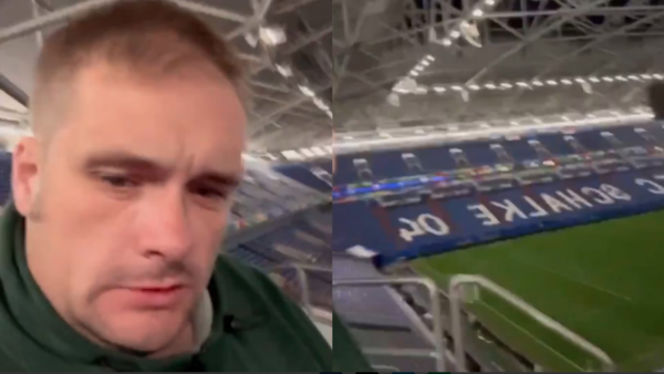 Versus / ¡Insólito! Hincha se queda dormido en el estadio tras Inglaterra-Serbia