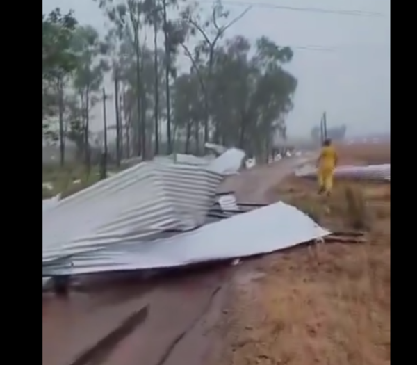 (VIDEO). Temporal arrasó con todo en la ciudad de Valenzuela ¿Fue un tornado?