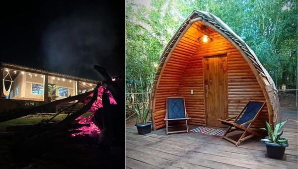 En Piribebuy CamPiri convirtió una casa de retiro en hospedaje en medio de 32 hectáreas de bosque