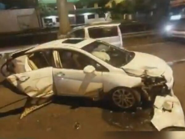 Accidente en el super viaducto de Asunción deja dos personas lesionadas · Radio Monumental 1080 AM