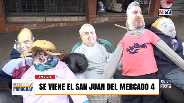 Judas Kai con rostros de cuestionados políticos son los más demandados en el Mercado 4 - Noticias Paraguay
