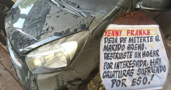 Diario HOY | “Dejá de meterte con marido ajeno”: queman vehículo de una mujer y le dejan un ‘mensaje’
