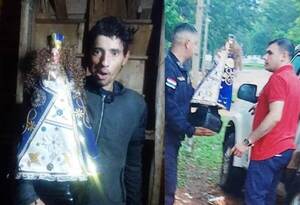Adicto hurta imagen de la Virgen para comprar drogas •