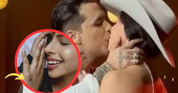 La Nación / Ángela Aguilar se tatuó las iniciales de Nodal y negó embarazo y boda