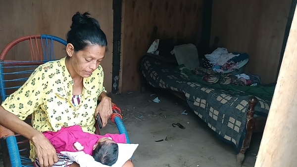 Madre soltera de Concepción clama por solidaridad ante precaria situación