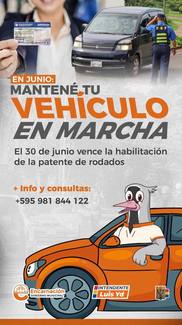 El 30 de junio vence habilitación de patente de rodados