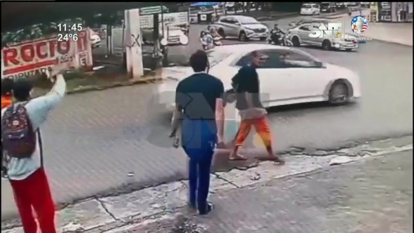 CDE: Acuchillado por un ''peajero'' - SNT