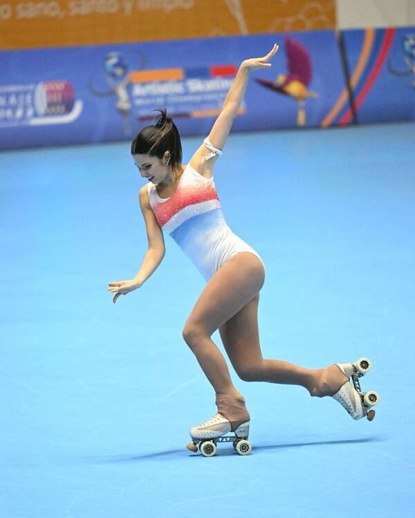 Patinadora de CDE es una vez más número 1 del mundo - La Clave