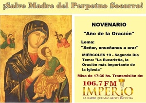 MIÉRCOLES 19 DE JUNIO – 2do. Día - Radio Imperio 106.7 FM