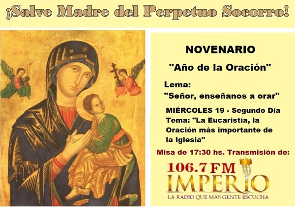 MIÉRCOLES 19 DE JUNIO – 2do. Día - Radio Imperio 106.7 FM