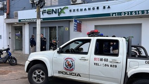 Asaltan casa de cambios en Asunción