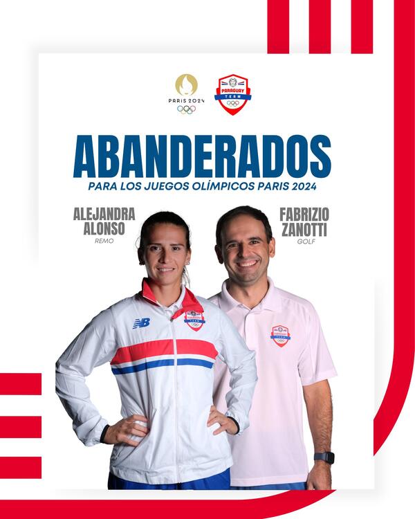 Fabrizio Zanotti y Alejandra Alonso son los abanderados para Paris 2024