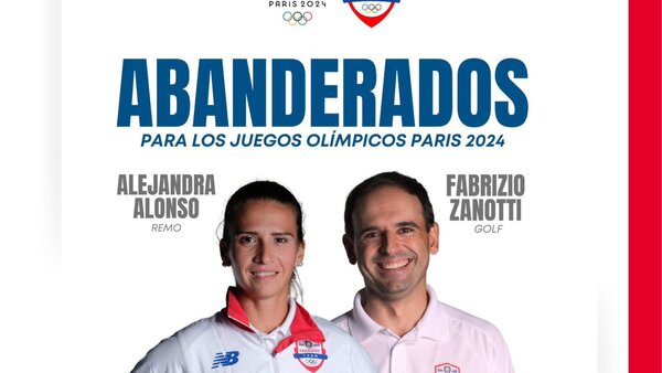 Abanderados de Paraguay en los Juegos Olímpicos de París 2024