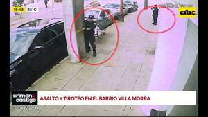 Video: imágenes del tiroteo y asalto a una casa de cambios en Villa Morra - Crimen y castigo - ABC Color