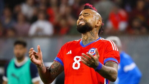 Arturo Vidal, con tristeza y rabia por no estar en la Copa América