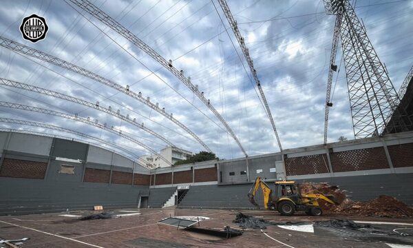 Obras en Para Uno: Demolición del histórico polideportivo “Osvaldo Domínguez Dibb”