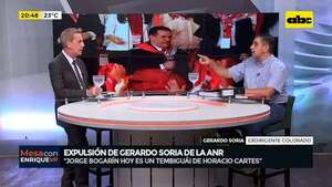 Gerardo Soria sobre su expulsión de la ANR: ‘’No me dieron el derecho a la defensa’' - Mesa de Periodistas - ABC Color