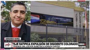 Tras la ratificación del TSJE sobre su expulsión, Gerardo Soria afirmó que "Cartes impone la dictadura” - Megacadena - Diario Digital