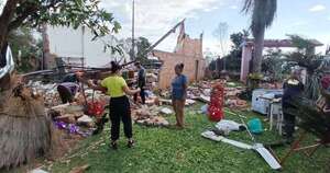 Diario HOY | Fuerte temporal destruyó viviendas en Caaguazú: “Fue un tornado”