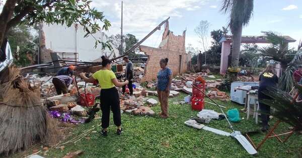 Diario HOY | Fuerte temporal destruyó viviendas en Caaguazú: “Fue un tornado”