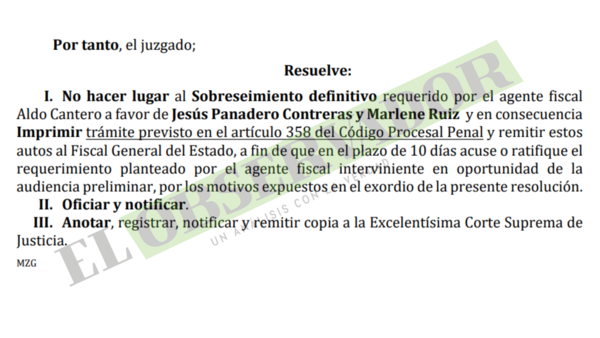 Fiscalía General deberá decidir si acusa o sobresee definitivamente a procesados por estafa