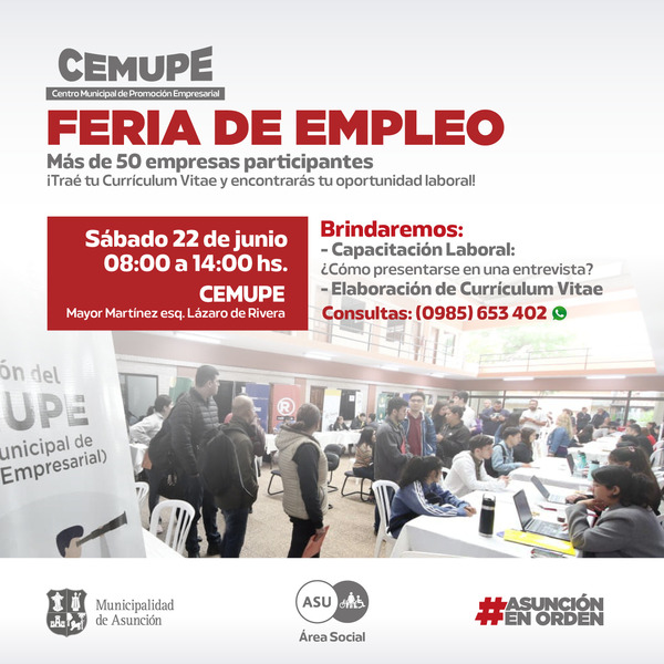Feria de empleo en CEMUPE: 50 empresas ofrecerán oportunidades laborales - ADN Digital