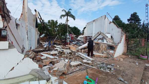 ¿Tornado en Caaguazú? Los dañados que dejó el repentino fenómeno - Nacionales - ABC Color