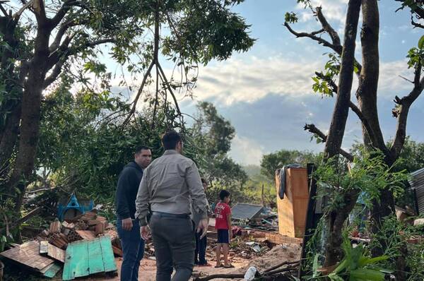 [GALERÍA] No solo en Valenzuela: Caaguazú también sintió la furia de la naturaleza ra’e