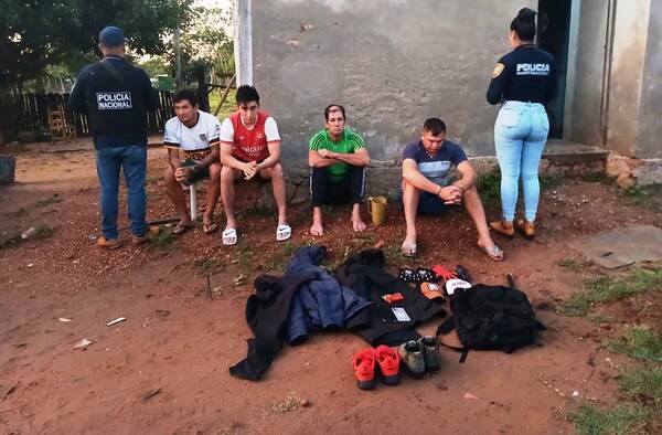 Allanamientos y detenidos tras asaltos en Tarumandy •
