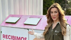 La reina de belleza, Michelle Chase Bendlin, insta a donar ropa usada